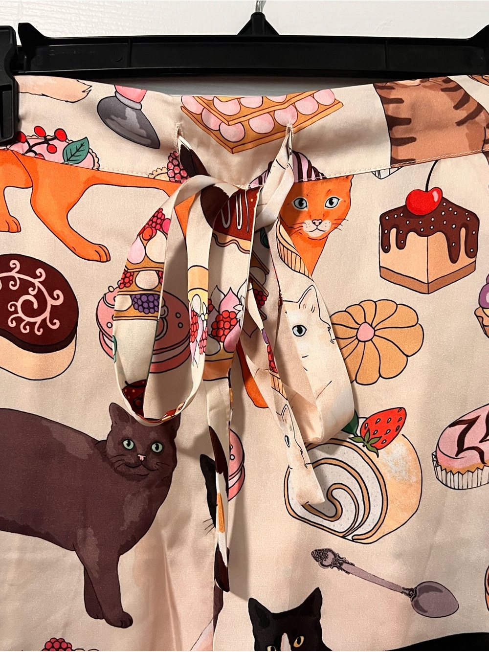 Karen Mabon x Anthropologie Cat Cafe Pajama Set NWT - Picture 9 of 13